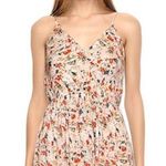 Sim & Sam Sleeveless All Over Print V-Neck Maxi Dress Cream Women's Size XL Photo 0