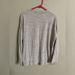 Aerie  Grey Marled Light Weight Pull Over Crewneck Sweatshirt Women’s Size Small Photo 5