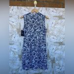 MAHI GOLD Sleeveless Tunic Dress Secret Garden in Monomoy size small Blue Photo 4