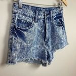 BDG High Rise Shorts 26 Acid Wash Dree Cheeky Fray Hem 5 Pocket Denim Photo 1