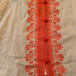 Bailey44 Bohemian Peasant Blouse Ivory Embroidered Off Shoulder 3/4 Sleeve Women's Top Photo 5