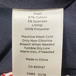 Talbots Red Navy Paisley Bandana Print Pencil Skirt Boho Western Size 6 Photo 3