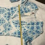 Luli Fama Maxi Dress Sky Blue & White Sz S Small Beach Wear MSRP $208 Photo 11