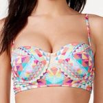 Bar III Bar lll geometric print underwire bikini top medium Photo 0