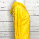 Color Story Key West Pineapple Yellow Burnout Lightweight Hoodie Top Small Pockets Photo 6