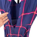 HD in Paris Anthropologie HD in Paris Size 2 Striped Pane Midi Dress Blue and Pink Photo 11