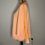 Koral  Pompano Orange Sz S Levi Pullover Sweatshirt Gym Fringe Lounge Maximalism Photo 6