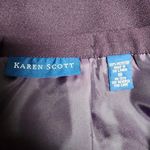 Karen Scott  Plum Purple Skirt (18) Photo 3