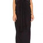 MISA Los Angeles  Domino Vneck Knot Front Tie Womens Maxi Dress Size XS Photo 0