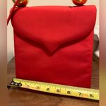 Paloma Picasso vintage shoulder evening bag in red / gold Photo 10