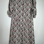 A loves A   Floral Rose Dress with Puffy Sleeves Size Medium Photo 5