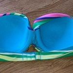 Aerie  Bikini Top 32B Underwire Striped Strapless Photo 3
