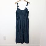 Old Navy NWT Fit & Flare Crochet Bodice Maxi Dress Tidewater Dark Teal size  XL Photo 1