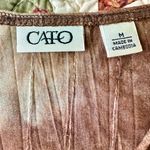 Cato Brown Y2K fairycore shirt with slight sparkles. Size M. Brand  Photo 3