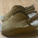 Pierre Dumas 🏷️🏷️Women’s Tan 6.5 strapped wedges Photo 0