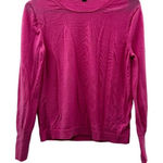 J.Crew Pink 100% Merino Wool Long Sleeve Pullover Sweater Size M Photo 0