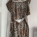 Peach Love  cheetah wrap maxi romper  Photo 2