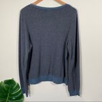 Wildfox Pizza Party Baggy Beach Jumper Sweater Navy Size Medium Cozy Photo 5
