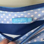 J. McLaughlin Nicola Tiered Catalina Skirt Blue White Black Geometric Print MED Photo 4