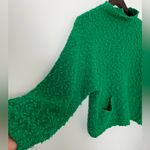 VTG Chunky Green Sweater with Cute Pocket Size L Photo 3