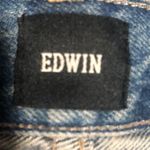 EDWIN Size 28 DISTRESSED TASH RELAXED STRAIGHT LEG DENIM JEAN IN SURRENDER Blue Photo 6