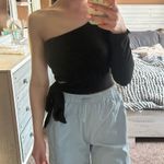 Better Be black one sleeve top Photo 1