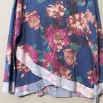 Bonworth  small womens floral print hi low long sleeve pullover knit top Photo 7