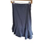 Joie  Cotton Striped Yenene Asymmetrical Skirt size 0 Photo 5