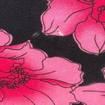 American Vintage Y2K Black Pink Floral Wrap Top Tie Back Women's Small Sleeveless V Neck USA Made Photo 6