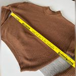 Terra & Sky  Camel Tan Cropped Mockneck Sweater Size 14 0X Photo 6