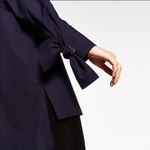 ZARA nwt poplin dress bow detailed sleeves sz med Photo 1