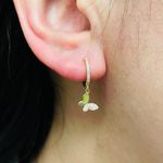 ⭐️new/ Huggies With CZ Butterfly 🦋 Charms Photo 4