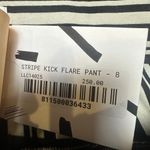 La Ligne New York Stripe Kick Flare Pant NEW Black Size 8 Photo 6