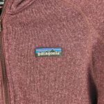 Patagonia Womens Burgundy 1/4 Zip Better Sweater Small Photo 2