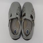 Dr Scholl Double Air Pillo Mary Jane Hook & Loop Sandal Flat Comfort Shoes 7.5W Gray Size 7.5 Photo 2