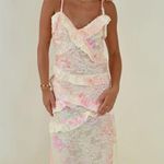 Maxi floral dress Pink Photo 0