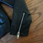 Forever 21 Vegan Leather Puff Sleeve Moto Jacket  Women's Size XS Biker Like New Photo 7