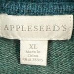 appleseed's  lambswool knit Embroidered zippered Long-Sleeve Cardigan Photo 1