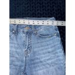 REWASH  Distressed Straight Jeans Ripped Raw Hem‎ Light Wash Denim Size 25 Photo 6