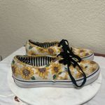 Vans Authentic Canvas White Sunflower Dots Lace-Up Low Top Sneakers Shoe… Photo 2