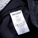 One Teaspoon  2020 Black Swan Denim Mini Skirt Size 25 NWT Raw Cutoff Hem Stretch Photo 6