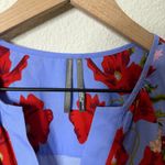 Anthropologie The Somerset Maxi Dress Blue Floral Tiered Womens Size S Photo 8