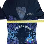 Ed Hardy Long Cardigan Cover Up Love Kills Slowly Medium Vintage Y2K Streetwear Photo 13
