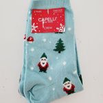 Capelli New York  Crew Socks Light Blue Glitter Gre Photo 0