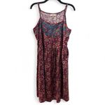 Natural Life  Floral Embroidered Dress Size M Adjustable Straps W/ Pockets Photo 1