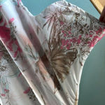 Chicos Easywear 2 Open Front Cardigan White Floral Kimono Cottagecore Romantic Size L Photo 5