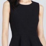Joie Black Wool Crepe Sleeveless Jourdine Peplum Top Stylish Casual Dressy Sm Photo 0