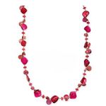 Style & Co . Shell Rope Long Gold-Tone Women's Necklace 42", Pink/Red Reg $29.50 Photo 0