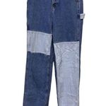 PacSun AQB  Jeans Women's Size 24‎ Colorblock 90s BF Cargo Carpenter Contrast Photo 0
