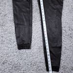 Spanx  Leather Like Jogger Size Small Black High Rise Faux 20283R Pull On Photo 8